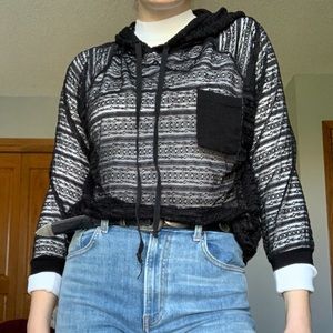 Lace hoodie